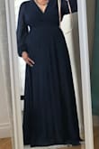 A very classy look . Formal/Casual, you decide. I'm short so it was too long on me, but it was still a nice dress. 
l ordered a Mac Dugal and the quality doesn't make a great difference.  The over price from the designer is big. - Maria D.