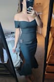 This is gorgeous and comfortable. I love the deep color and thick fabric, lots of stretch. Mine arrived with some strains on it which Lulu's did give me a discount for. This was the only negative from my side! - April L.