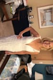 This beading and sequins over the lace are stunning! I loved the comfy fit with a slight stretch for sitting and dancing! The back has a see through lace as shown and adds a special look! I tried on at least 10 beautiful LULUS dresses and said YES to this dress immediately! It's gorgeous, super comfy, not heavy and I'm ready for my beach formal wedding!! - Marie Y.