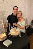 This dress fit perfectly! I didn't have to wear a bra. The shoulders stayed put all night. I felt fun and flirty and received lots of compliments! Make note, you will need to steam this dress really well before wearing. - Kate W.