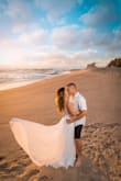 Loved this look for our engagement photos. You could absolutely use this for a wedding dress! - Kristen L.