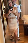 Loved this set! The top is awesome and could just as easily be paired with jeans or shorts for another look. The skirt was great. I did sort of hate the waistband though - I needed to make sure it laid just right or the elastic would sit sort of funny. - Ashley T.