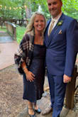 Beautiful dress worn to a fall wedding. I love the print and the feel. I got a lot of compliments on the dress. The only con is the straps would fall down my arm. - Elizabeth Y.