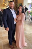 Was very happy to itch the fit and style of the dress. The only extremely small issue was that it was a little too long& and ended up stepping on it many times. I ordered it too close to the event and couldn't sent it to be trimmed. Just recommend ordering with time just in case. But everything else fit so perfect! I really did love it! :-) - Emily V.