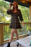 Love!! Paired with chunky black boots and loved the look. Its short for tall girls but not too short. Perfect for fall day to night and exactly what I was looking for! - Kara L.
