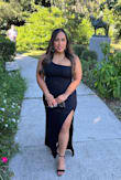 This dress was simply stunning. Also comfortable, with a good amount of stretch. I just wish it came in Petite sizes because it was too long and I had to spend more money on alterations. - Yesenia W.