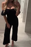 This fit perfectly and I'm larger busted and had zero issues with it falling or even moving for that matter. It's super flattering and hugs well. I would but in every color if they had more! Bonus the shoes in the pic are from Lulu also- and sooo comfy! - Jennifer M.