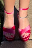 Got these for my daughter to go with her homecoming dress they were the perfect pop of pink. She said they were so comfortable she danced in them all night and didn't have to take them off which is a first! - Jeni W.