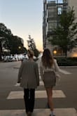 Looks just like the pics! Not stretchy material so if between size I would size up. It's great for casual events but if I wanted to dress it up I would buy a medium so it's slightly longer and I feel more secure. - Rosalia L.