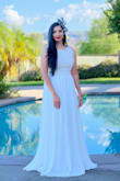I wore this for my Bridgerton themed bachelorette party and I did look & feel like a diamond of the season :) The dress was pretty long but I didn't have time to get it hemmed. I managed with heels but it was still very difficult to walk around in. The fitting was a little weird for me, but I went and got a body shaper in Macy's and it looked really good after that. Overall looked lovely and got a lot of compliments from my girls! - Bhanusri S.