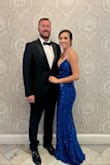 This dress was absolutely perfect for my brother's black tie wedding event.  The color is stunning and added bonus. It doesn't wrinkle for those, like me, had to fly for the wedding.  I received so many compliments on this dress.  It was beautiful!!! - Elizabeth D.