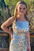 This dress was absolutely perfect for the Las Vegas themed Homecoming Dance!  Fit like it was made for me and it was so comfortable! - Kimberly M.