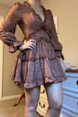 Take this with a grain of salt because I am tall and have a larger booty, but it was VERY short on me. Cute and comfy, would've kept if it wasn't so short! - Megan R.