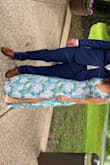 Such a beautiful and comfortable dress. Had to get it hemmed but I loved it! - Hannah Z.