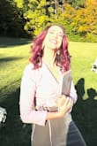 Wore this as a wrap to officiate a wedding. It was perfect to take my party dress to a fitting officiant outfit that tied in well with the bridesmaids. - Sophie R.
