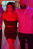 Wore this curve hugging dress while dancing all night long. The material was easy to move in and the cut-out was perfectly placed on my torso. My husband loved it on me and I felt sexy in it ;) - Laura B.