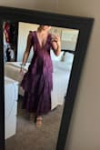 This dress is so flattering and fits perfectly. I love the ruffles and it looks just like the photo. I am a big Lulus dress lover! The neckline is so flattering - Maggie