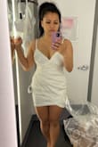 Bought this dress for my bachelorette and it fit nicely. A little stretchy and flattering! - Murielle R.