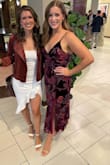 This dress was super pretty, but it runs pretty small. I typically buy a large in Lulus dresses and had to size up to an xl to be able to breathe. Otherwise it's beautiful and I received a ton of complements. - Claire W.