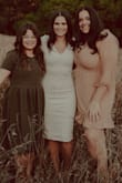 I loved this dress for my outdoor fall wedding. It was warm, thick, stretchy, and comfortable. I love the classic look and I felt beautiful on my wedding day. - Leigh D.