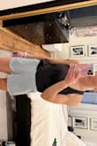 I love these cute satin shorts!  I bought them in green and the dusty blue.  They fit great!  I wear size 25 in jeans but my waist is 26" (33,26,36).  The back is elastic which makes them easy to slide on and comfy to wear. - Emry B.