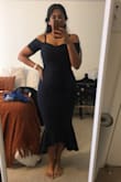 Absolutely loved the quality of the dress. It really fits like a glove and is super flattering on my figure. I have a curvier bottom with larger hips compared to my waist - Nisha K.