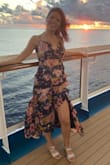 Wore this dress on a cruise and it was so comfortable! I am small but ordered an xs and fit perfectly! - Clara A.