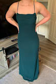 I feel so confident in it! I have a few weddings coming up so of course I was frantically ordering dresses to try. I ordered a few&they were a bust and then I came across this one. I was looking through the photos and the dress seemed to fit everyone perfectly so of course I had to give it a shot! And when I tell you it hugs every curve perfectly& IT DOES! It makes me feel confident and beautiful! Can't wait to wear it to the wedding and the color is phenomenal! I'm pretty pale and it makes me look like I've got a little bit of a tan! - Elinor W.