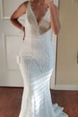 This dress is beautiful. I love the way it accentuates my shape. With some tweaks in the length and overall fit, it might be the dress I go with! Definitely one of my favorite dresses I've tried on from the Lulus wedding collection. - Christina D.