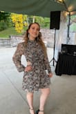 Loved this dress. Worked out perfectly for a chillier fall wedding. Only thing, impossible to get in and out of on your own. Had to have someone zip me in and unzip me out of it later. Totally fine, but if you're single and live alone just a heads up! - Nicolette S.