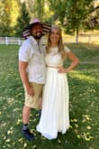 I love this dressssss. I wore it to my rehearsal dinner and it was so comfortable and fun. The skirt is super long and is amazing for us tall girls. - Taylor P.