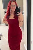 Absolutely loved the fit and look of this dress. To me, there was a little bit of a stretch which made it easy to get on for my hips that are definitely wider than my waist, and was able to move around comfortably in it. - Shannon D.