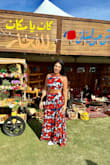 I'm 5'9 it was a bit tall for me I got L size I think I should've got medium it runs lil big but it's beautiful I got a lot of compliments - Sali R.