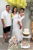 I typically am a medium but ordered a large to have extra room for my growing belly. I'm currently 4 months pregnant. It fit great and I received many compliments. The fabric is great quality. Would absolutely recommend!! - Venessa H.