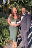 So flattering and very comfortable. Thick fabric which worked well over skims. I got so many compliments and was comfortably dancing all night! - Siobhan W.