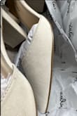 Shoe runs a little tight. Really disappointed by the return process. I got the shoes and tried one on and it didn't fit.  I put them back in the box printed off the return label and back to Lulus they went.  I just got an email with a picture saying there was a stain on the shoe and they could only process the return as a store credit.  Really? Do better Lulus!
If you aren't 100% sure your purchase will fit and you will love it don't bother.  If you do take a chance take pictures and video before you return the item. - Aleta K.