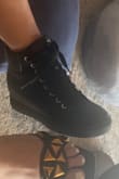 These sneakers are so darn cute! They are perfect for those who want comfort and style. They can be switched for booties in a heartbeat. My 9 year old snatched them from me to wear one night (size 8) and she asked for her own pair. Quality is impressive as well! Try them yourself! - Mally A.