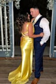 This dress is gorgeous!! I got so many compliments on it. Most people said belle from beauty and the beast and other people (my favorite people) said it looked like the dress from how to lose a guy in 10 days. It fit beautifully and I don't have a slim physique. Still really flattering - Breana R.
