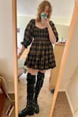 I wish it cinched in a bit more at my waist, but I love the dress regardless! - Maris P.