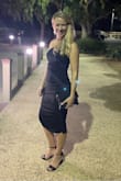 I ordered 5 dresses from lulus, narrowed it down to three, and selected this to wear the day of my event. My husband loved the dress and I received many compliments. It is form-fitting,  but the side ruching allows you to adjust the dress to flatter your figure.  I wore shape-wear underneath (let's face it, I'm 39 and a mother of 2 toddlers & hidden help is welcome!) and a strapless bra. It felt very secure and I was not adjusting the dress at all. Comfortable. Flattering. Classy. Sexy - Lyndsey G.