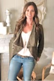 Definitely debated on this one - like do I really need it? But, as soon as I opened the package I said: "oooo it's so soft!" This jacket is super comfortable, great fit through the arms, and a perfect fall staple. Love it!! I will get so many wears out of it. - Rachel D.