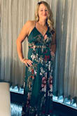 I'm 5'4 and could still wear the dress with heels. - Allison M.