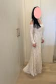 This dress was beautiful and comfortable.My only negative is I am a bit larger from the arms and felt The off shoulder sleeves didnt sit properly on me and id always be pulling and tugging at them. - Sophie M.