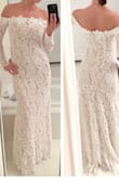 I said yes to this dress. It is so beautiful and will not need altering. Material does not stretch, however. So I cannot lift my arms too far up. Still, at such a bargain, I cannot complain! I've had two other brides see the dress in a Facebook post and said they are going to purchase it as well. - Marissa L.