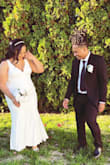 Beautiful dress!!! Loved it! Only reason I gave it a 4 star and not a 5 was the zipper was stuck and it was hard to pull up. Trust me I had room. I think it was just a bad zipper. Other than that the dress was just perfection! - Hugguette Q.