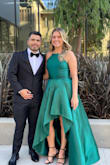 Absolutely loved this dress so much! I got a medium. Wore it to a black tie event and I felt gorgeous = go get this dress, you won't be disappointed! - Taylor J.