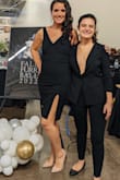 I bought this at the last minute for a cocktail event. It arrived quickly and it fit perfectly. I am basically flat-chested, so I very much appreciated how the top fit without gaping. The dress has stretch, and hugs perfectly. The length is just right with the slit giving it just the right touch. The fabric is thick enough to go braless without worry. (At least for my tiny boobies). This will become a staple in my closet for sure. - Ellie V.