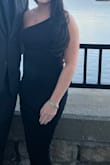 Love this dress! Ordered it last minute for a wedding, it came very quickly and fit perfectly. The only reason I didn't give it 5 stars is because I wish the arm hole was a little bigger. It went up a little higher under my underarms than I typically like. I'd be more comfortable with that one detail adjusted, but that's just my preference. Either way, highly recommended and very flattering! Can be worn for a lot of different types of occasions! - Lauren S.