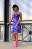 My 16 year old daughter picked this dress out for homecoming and even though I was on the fence about whether or not it looked like an actual homecoming dress, I ordered it anyway. We started with an extra small which fit perfectly up top however it was pretty tight around the hips(she has a booty). So we decided to order a size small and it fit perfect on the bottom but was too big on top so we ended up getting it altered to fit. While this may be an inconvenience to some, It was no problem for us or the seamstress to take in the upper sides as well as shorten the length. Overall I think it ended up looking amazing! My daughter received lots of compliments and felt very comfortable. One thing I'd like to point out is how some reviews speak of poor quality&I don't necessarily agree with that. I feel like if you order the appropriate size, the seams will not come apart and if you're careful, the material won't snag. It is more of a satin type material but it's just a chance you take. You won't be sorry!!! - Giselle H.