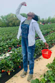 These are absolutely adorbs. I love love love them. The fit is perfect and those can be worn for many occasions from strawberry picking to outing with friends. The length is great also. - Yashica W.